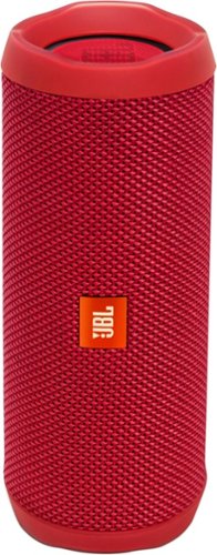 JBL - Flip 4 Portable Bluetooth Speaker - Red