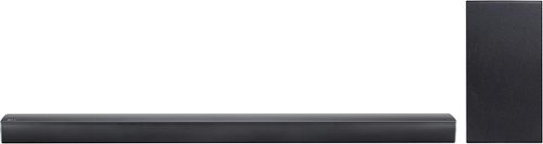  LG - 2.1-Channel Hi-Res Soundbar System with Wireless Subwoofer and Digital Amplifier - Black
