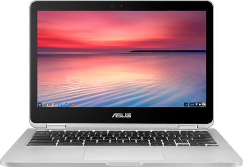  ASUS - Flip C302CA 12.5&quot; Touch-Screen Chromebook - Intel Core m3 - 4GB Memory - 64GB eMMC Flash Memory - Metallic gray