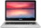 ASUS - Flip C302CA 12.5" Touch-Screen Chromebook - Intel Core m3 - 4GB Memory - 64GB eMMC Flash Memory - Metallic gray-Front_Standard