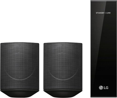  120W Wireless Surround Sound Speaker Kit - works with select LG soundbars - Black