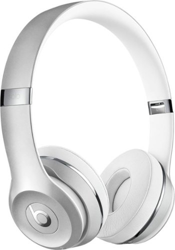  Geek Squad Certified Refurbished Beats Solo3 Wireless Headphones - Silver