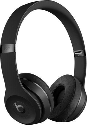 Beats by Dr. Dre - Geek Squad Certified Refurbished Beats Solo3 Wireless Headphones - Black