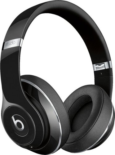  Geek Squad Certified Refurbished Beats Studio Wireless Noise Cancelling Over-the-Ear Headphones - Gloss Black