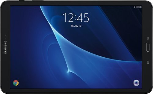 Samsung - Geek Squad Certified Refurbished Galaxy Tab A - 10.1" - 16GB - Black