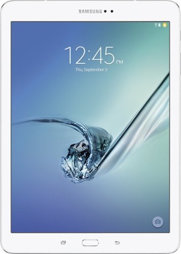 Samsung - Geek Squad Certified Refurbished Galaxy Tab S2 - 9.7" - 32GB - Wi-Fi + 4G LTE Verizon Wireless - White-Front_Standard 