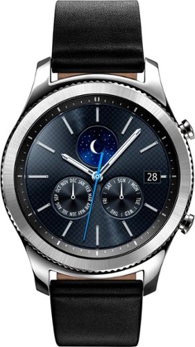  Samsung - Geek Squad Certified Refurbished Gear S3 Classic Smartwatch 46mm Stainless Steel