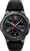Samsung - Geek Squad Certified Refurbished Gear S3 Frontier Smartwatch 46mm Stainless Steel - Black - (2016)-Front_Standard
