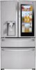 LG - 29.7 Cu. Ft. 4-Door French InstaView Door-in-Door Smart Wi-Fi Enabled Refrigerator - Stainless Steel-Front_Standard
