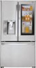LG - 23.5 Cu. Ft. French InstaView Door-in-Door Counter-Depth Smart Wi-Fi Enabled Refrigerator-Front_Standard