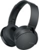 Sony - XB950N1 Extra Bass Wireless Noise Cancelling Over-the-Ear Headphones - Black-Angle_Standard