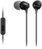 Sony - MDREX14AP Wired Earbud Headphones - Black-Front_Standard 