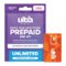 Ultra Mobile - 1-Month Unlimited Prepaid SIM Card - Orange-Front_Standard