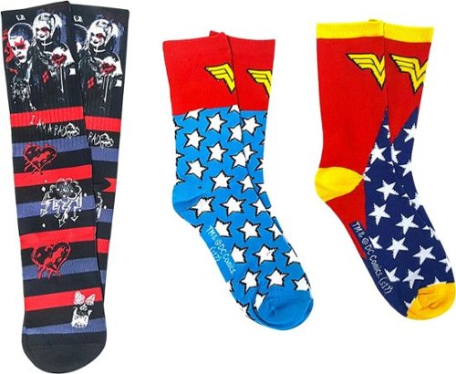  DC Comics - Wonder Woman Crew Socks - Styles May Vary
