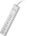 Insignia™ - 6-Outlet Surge Protector - White-Front_Standard
