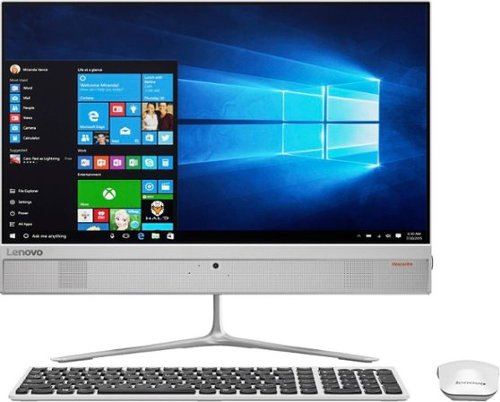 Lenovo - 510-23ASR 23&quot; Touch-Screen All-In-One - AMD A12-Series - 8GB Memory - 1TB Hard Drive - Silver