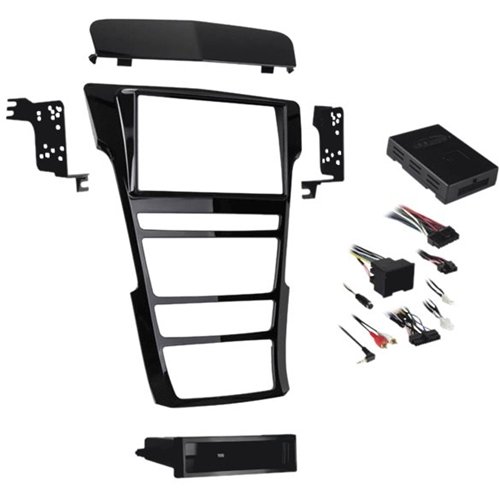 Metra - Dash Kit for Select 2008-2014 Cadillac CT-series Vehicles - High Gloss Black-Front_Standard 