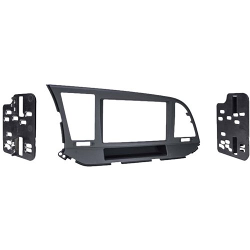 Metra - Dash Kit for Select 2017 Hyundai Elantra Vehicles - Matte black