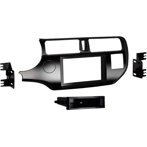 Metra - Dash Kit for Select 2016 Kia Rio Vehicles - High-gloss black