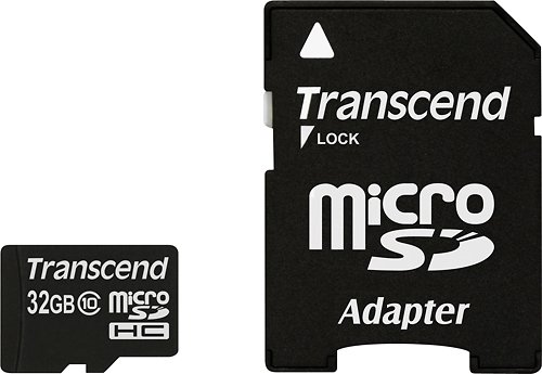  Transcend - Ultimate 32GB microSDHC Class 10 Memory Card