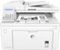 HP - LaserJet Pro MFP M227fdn Black-and- All-In-One Laser Printer - White-Front_Standard