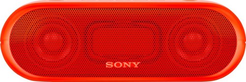  Sony - XB20 Portable Bluetooth Speaker - Red