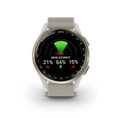 Garmin Approach S50 GPS Smartwatch 43mm Anodized Aluminum - Cream Gold Aluminum Bezel with Nylon Band HOW TO BUY