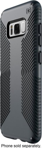  Speck - Presidio GRIP Case for Samsung Galaxy S8+ - Charcoal/graphite gray
