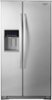 Whirlpool - 25.6 Cu. Ft. Side-by-Side Refrigerator with Thru-the-Door Ice and Water - Monochromatic Stainless Steel-Front_Standard