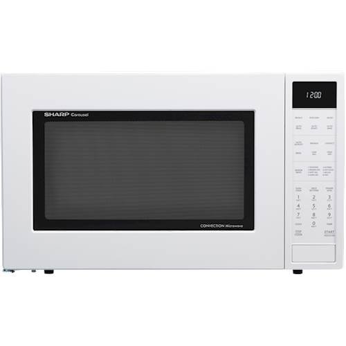 Sharp - Carousel 1.5 Cu. Ft. Mid-Size Microwave - White