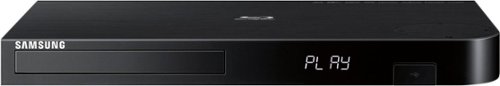  Samsung - Geek Squad Certified Refurbished BD-J6300 - Streaming 4K Upscaling 3D Wi-Fi Built-In Blu-ray Player - Black