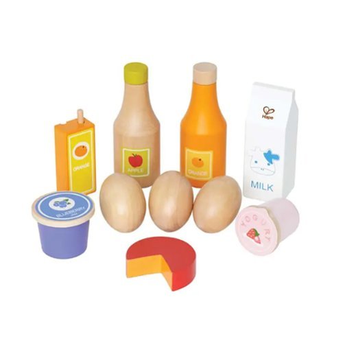 Hape Kitchen Healthy Basics Food Playset, 10 Pieces