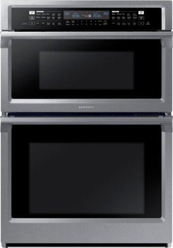 Samsung - 30" Microwave Combination Wall Oven with Steam Cook and WiFi - Stainless Steel