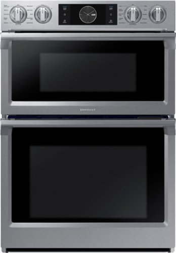 Samsung - 30" Microwave Combination Wall Oven with Flex Duo, Steam Cook and WiFi - Stainless steel
