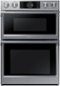 Samsung - 30" Microwave Combination Wall Oven with Flex Duo, Steam Cook and WiFi - Stainless Steel-Front_Standard