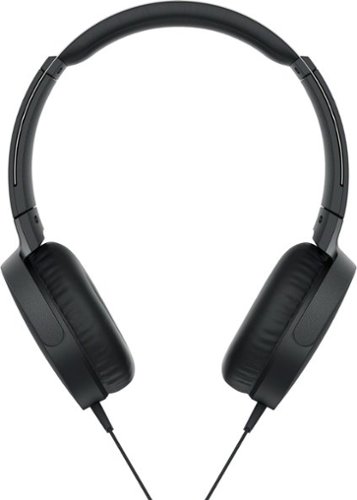  Sony - XB550AP Extra Bass Wired On-Ear Headphones - Black