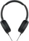 Sony - XB550AP Extra Bass Wired On-Ear Headphones - Black-Front_Standard 