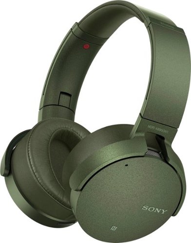  Sony - XB950N1 Extra Bass Wireless Noise Cancelling Over-the-Ear Headphones - Green