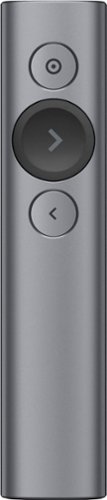 Logitech - Spotlight Presentation Remote with 100 ft Range and Quick Charging - Slate