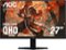 AOC - 27" Q27G40XMN Mini-LED, QHD, 180hz Gaming Monitor - Black-Front_Standard