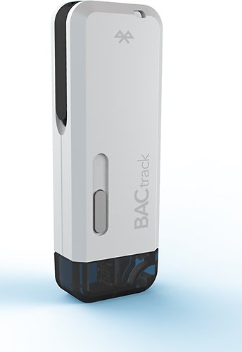 BACtrack Vio Smartphone Keychain Breathalyzer for Apple iPhone and Most Android Devices - White WORLDWIDE DELIVERY
