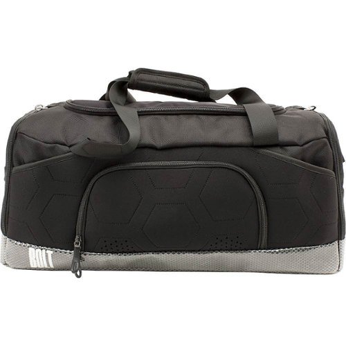 M-Edge - Bolt Gym-to-Office Duffel Bag for 17.3" Laptop - Black with Lime
