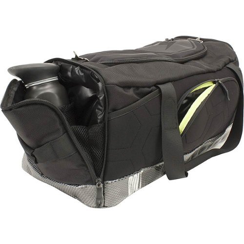 M-Edge Bolt Gym-to-Office Duffel Bag for 17.3 Laptop - Black with Lime GLOBAL SHIPPING