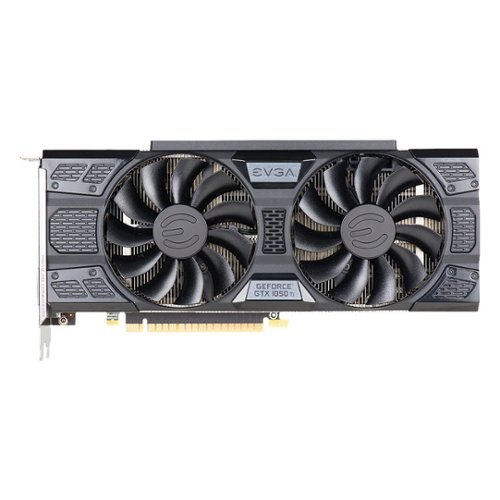 EVGA - NVIDIA GeForce GTX 1050 Ti 4GB GDDR5 PCI Express 3.0 Graphics Card - Black-Front_Standard