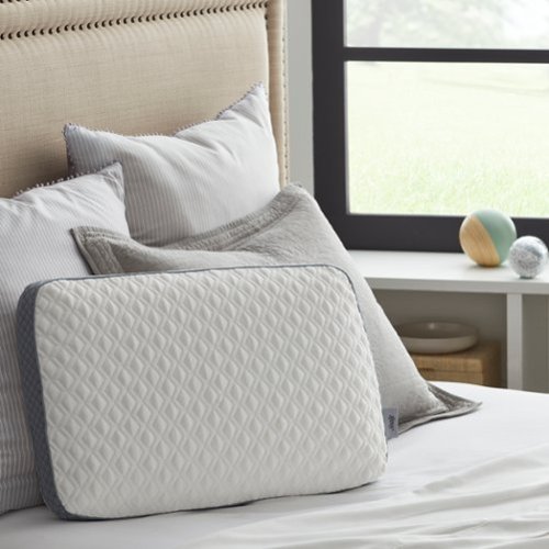 Sealy - Memory Foam Bed Pillow - White