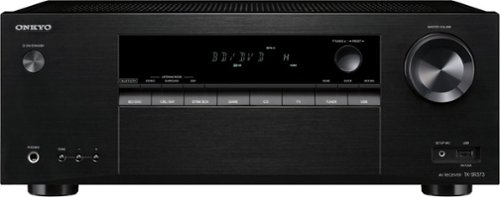 Onkyo - TX 5.2-Ch. 4K Ultra HD and 3D Pass-Through HDR Compatible A/V Home Theater Receiver - Black