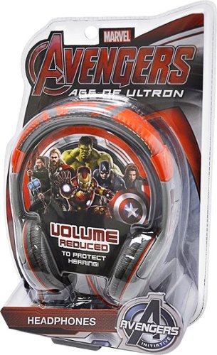  KIDDESIGNS - Avengers: Age of Ultron Over-the-Ear Headphones - Blue/White/Pink