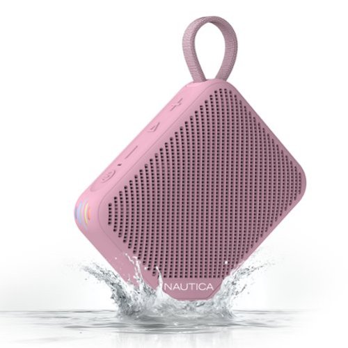 Nautica - Nayman SP500 Portable Bluetooth Speaker, 12W Sound, Waterproof, 9H Playtime, Shower, Outdoor - Pink-Front_Standard 
