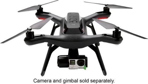  3DR - Geek Squad Certified Refurbished Solo Drone - Black