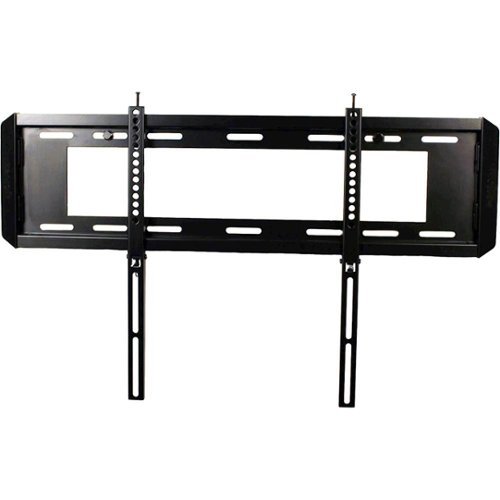 Kanto - Fixed TV Wall Mount for Most 37" - 70" TVs - Black